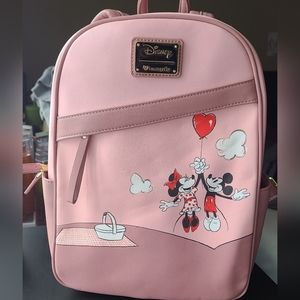 BNWOT Disney Minnie & Mickey Loungefly Backpack